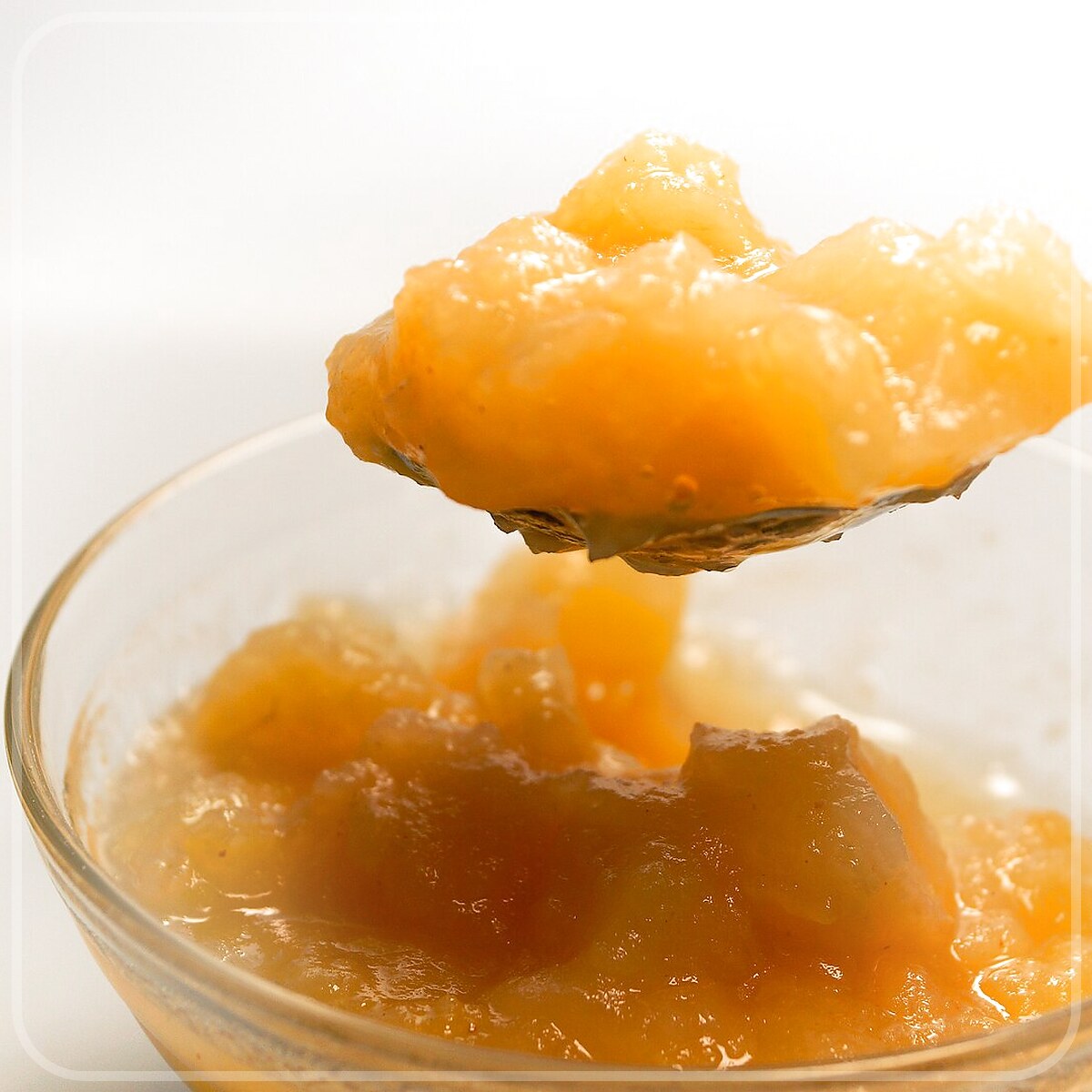 A plated serving of Sauteed Apples